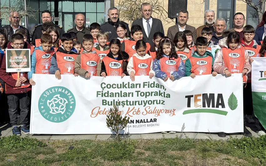 Kırklareli ve Tekirdağ’da fidanlar toprakla buluşturuldu