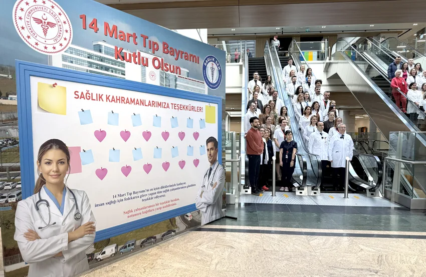 Tekirdağ’da hastanede “sağlık kahramanları” panosu oluşturuldu