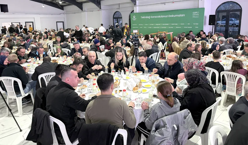 Tekirdağ’da “İsrafsız Ramazan Sofraları” iftar programı düzenlendi