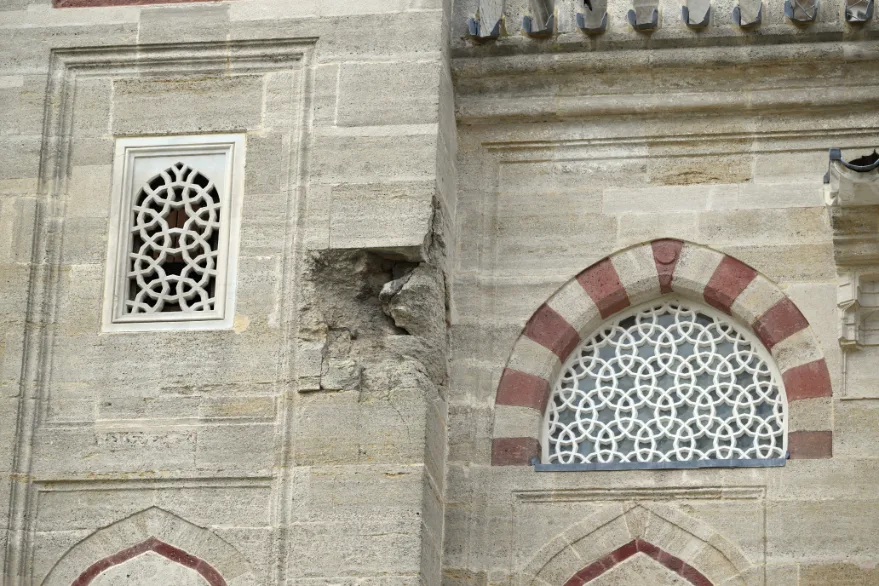 Selimiye restorasyonunda Balkan Savaşı’nın izine dokunulmadı
