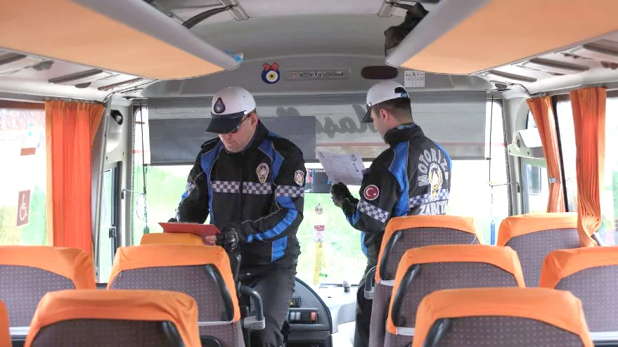 Kırklareli’nde öğrenci servisleri denetlendi