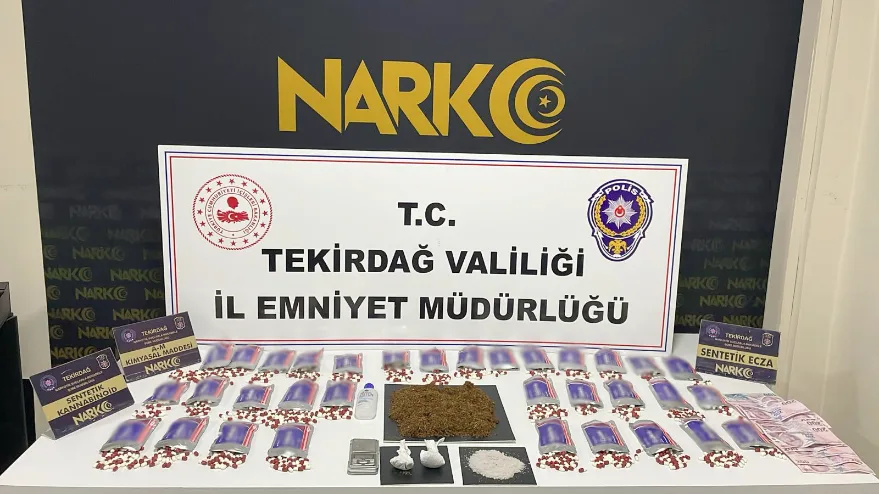 Tekirdağ’da uyuşturucuya 10 tutuklama