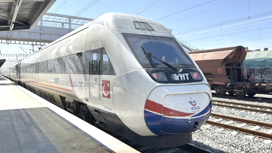 Hızlı tren hattında test sürüşleri başladı