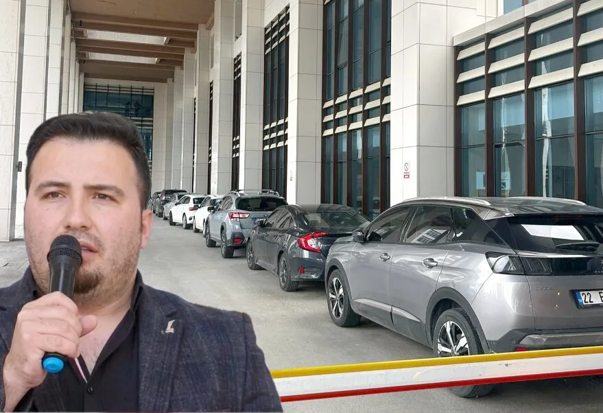 Hastane otoparkında ayrıcalıklı park alanı iddiası