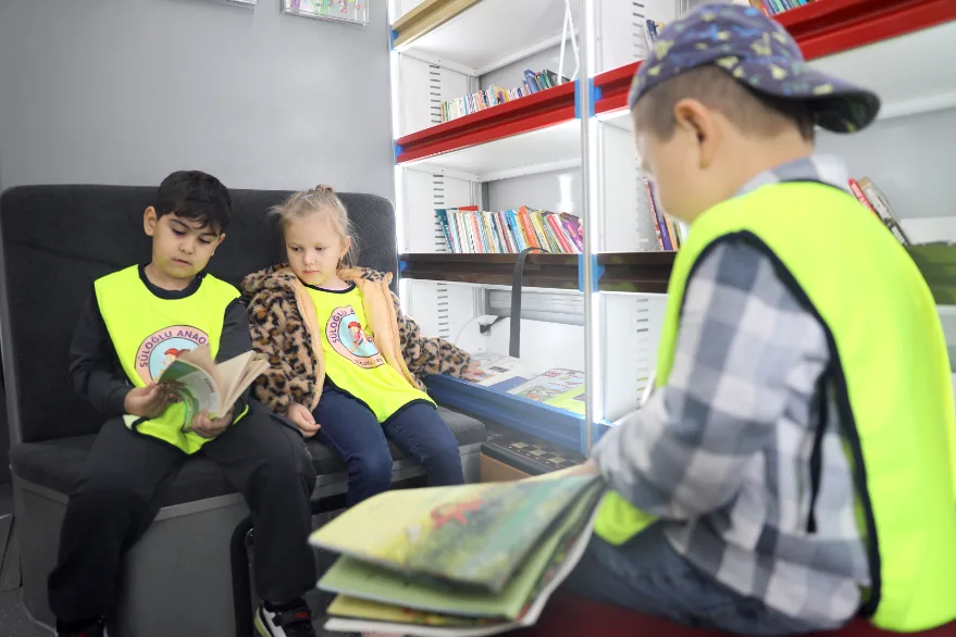 Cocuklar ve Huzurevi 2 - Edirne’de çocuklar ve huzurevi sakinleri birlikte kitap okudu