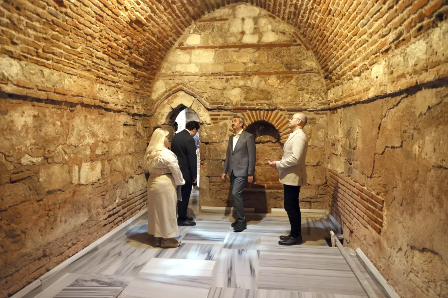 Gazi Mihal Hamami 2 - Gazi Mihal Hamamı turizme kazandırılacak