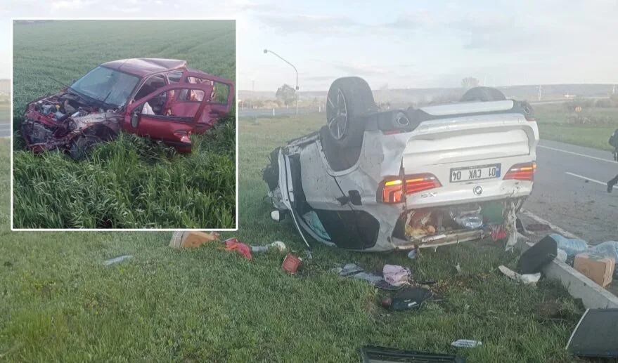 Kırklareli’nde feci kaza: 1 ölü, 4 yaralı
