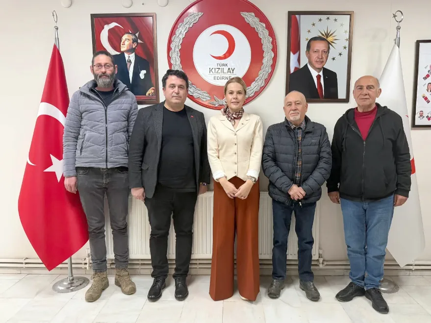 TGD’den Kızılay Edirne Şubesi’ne ziyaret