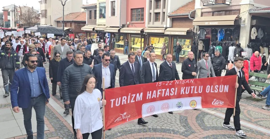 Edirne’de Turizm Haftası kortejle başladı
