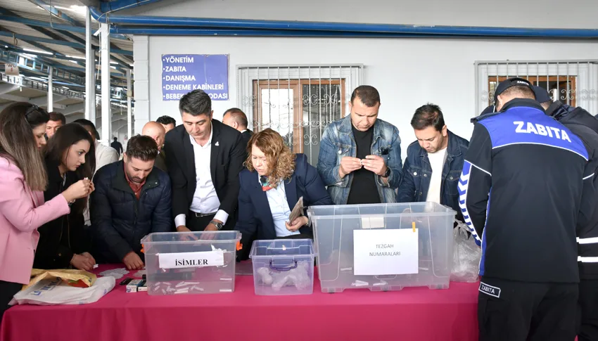 Balkan Pazarı’nda tezgah açacak esnafın kura süreci tamamlandı