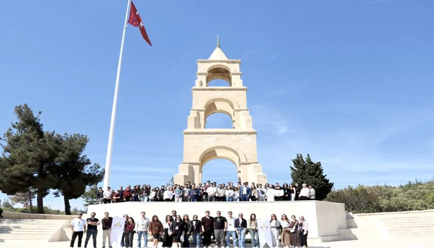 Tekirdağ NKÜ öğrencileri Çanakkale Şehitliği’ni gezdi