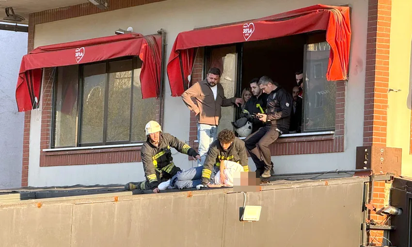 Tekirdağ’da bir kafenin 3. katından düşen kadın yaralandı