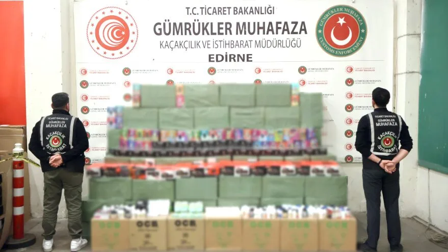 Kapıkule’de 33 milyon liralık yakalama