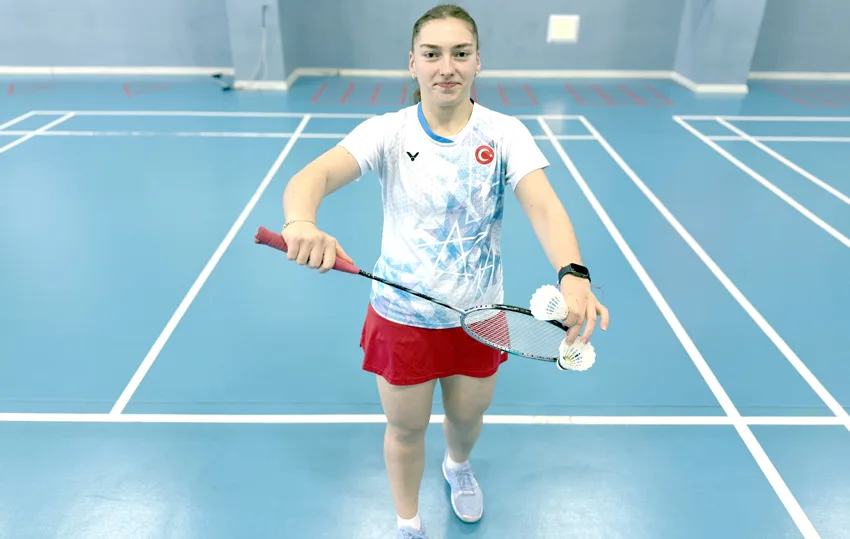 Milli badmintoncu Sinem Yıldız’ın hedefi, Avrupa ve dünyada kürsüde olmak