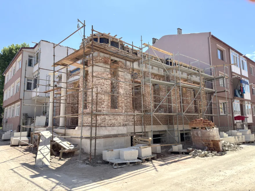 Tarihi Manyas Karakolu yeniden ayağa kalkıyor
