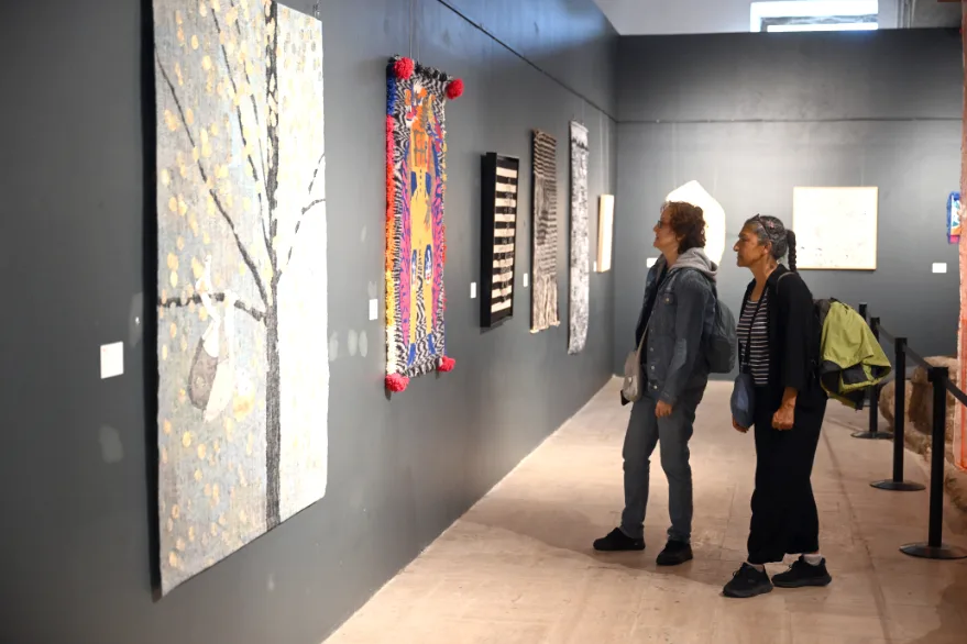 Edirne Bienali’nde geleneksel dokuma çağdaş yorumlarla sergileniyor