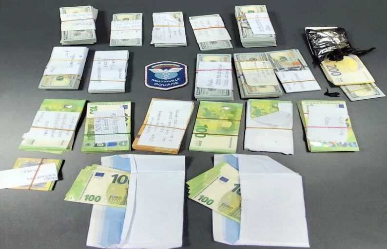 200 bin Euro değerindeki nakit paraya el konuldu
