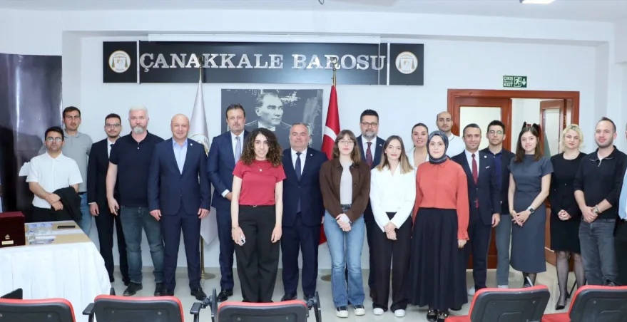 Edirne Barosu’ndan Çanakkale’de genç hukukçulara mesleki rehberlik
