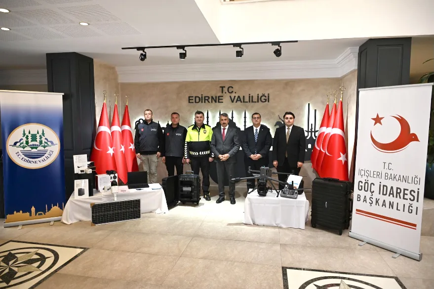 Edirne Emniyetine yeni nesil İHA alındı