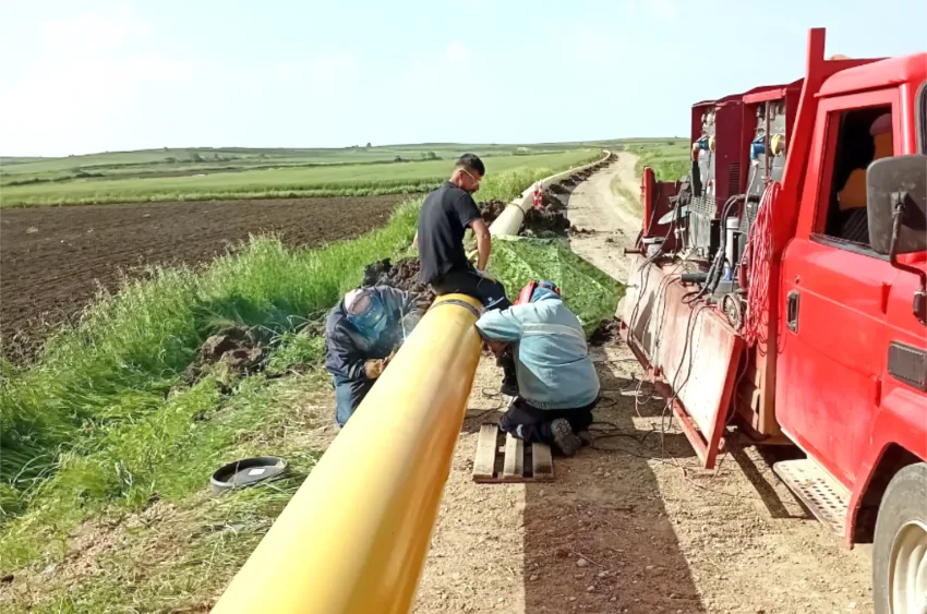 İbriktepe köyü doğalgaza kavuşuyor