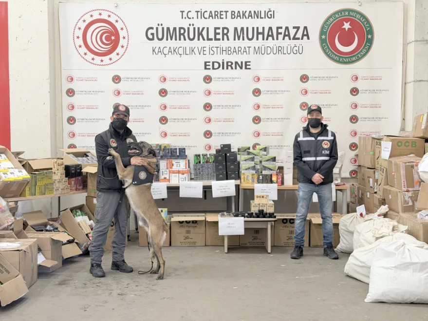 Kapıkule’de uyuşturucu ve kaçak ürün operasyonu