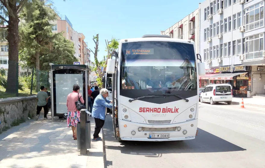 Edirne’de toplu ulaşımda zamlı tarife devrede