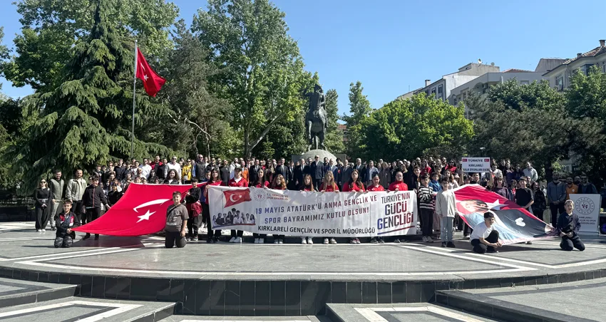 Kırklareli’nde Gençlik Haftası dolayısıyla tören düzenlendi