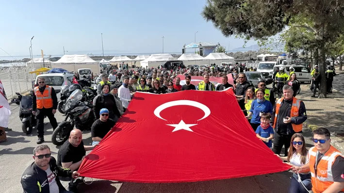 Motosikletliler 2 - Tekirdağ’da motosiklet tutkunları, Anneler Günü ve Kakava Şenliği dolayısıyla tur düzenledi