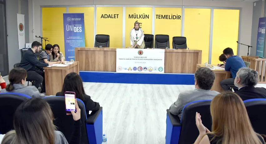 Tekirdağ’da “Trakya Hukuk Fakülteleri Arası Münazara” etkinliği düzenlendi