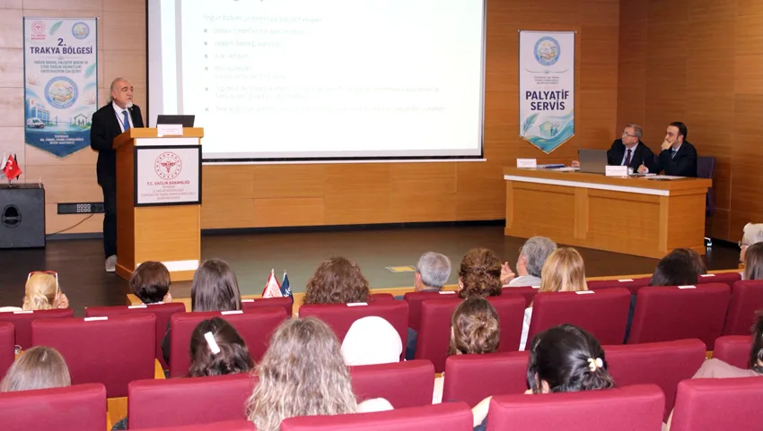 Tekirdağ’da yoğun bakım, palyatif bakım ve evde sağlık hizmetleri çalıştayı düzenlendi