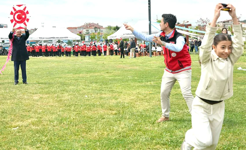Tekirdağ’da uçurtma şenliği düzenlendi