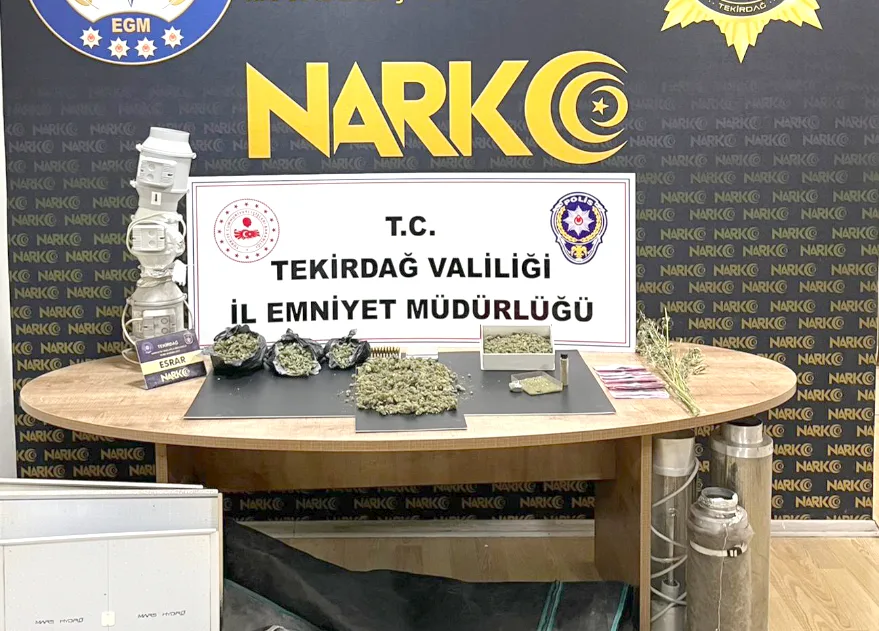 Tekirdağ’da uyuşturucu operasyonunda 19 tutuklama