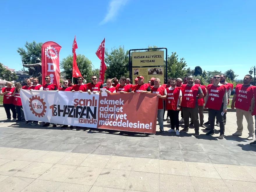 DİSK Trakya’dan 15-16 Haziran anması