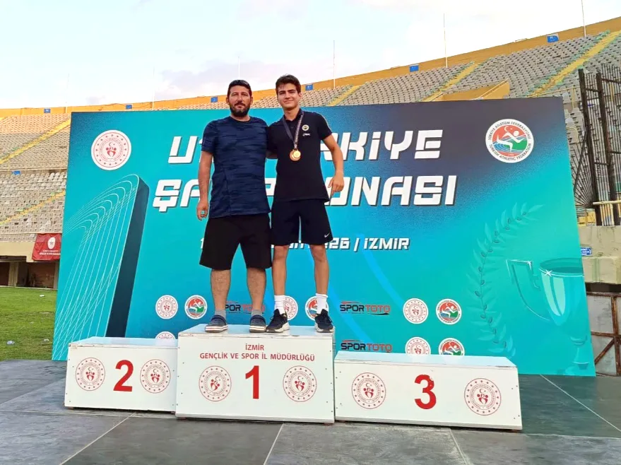 Edirneli genç atlet Türkiye Şampiyonu oldu