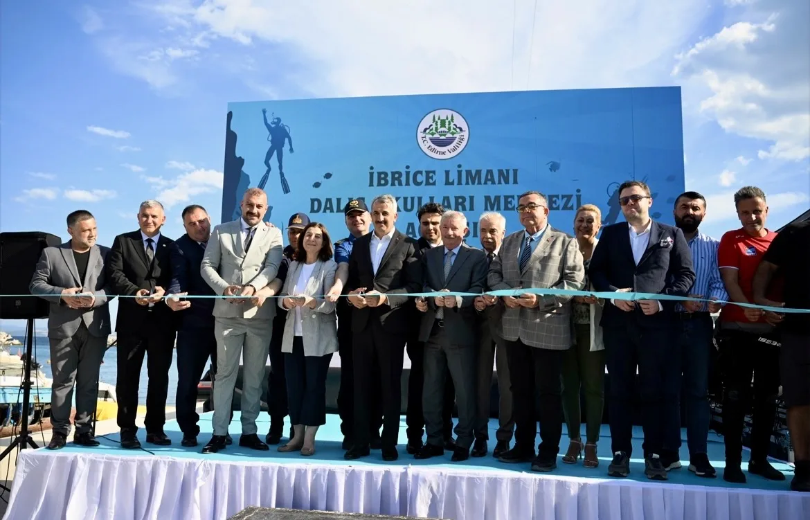 Edirne’de İbrice Limanı Dalış Okulları hizmet binaları törenle açıldı