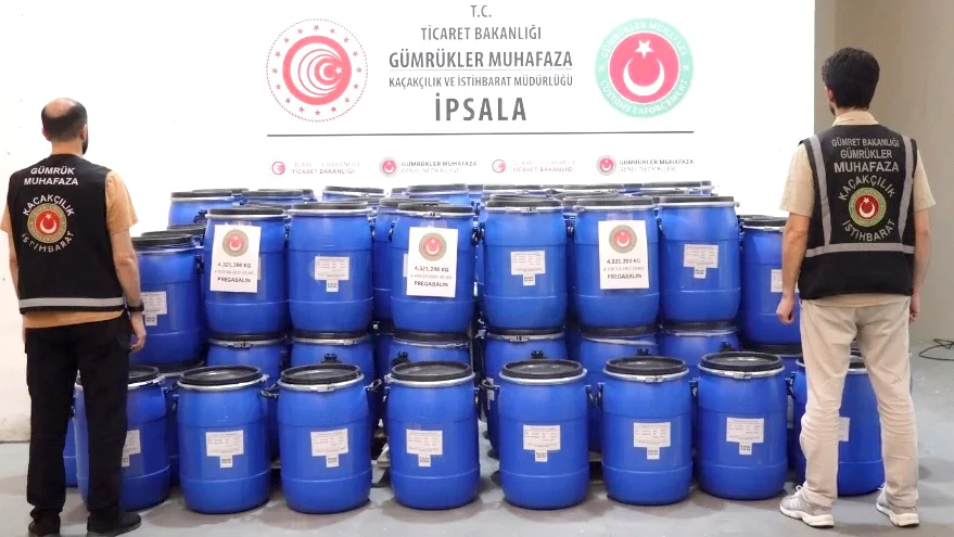 İpsala’da 4,3 ton uyuşturucu ele geçirildi