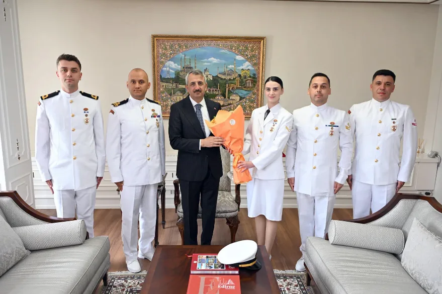 Sahil Güvenlikten Vali Sezer’e ziyaret
