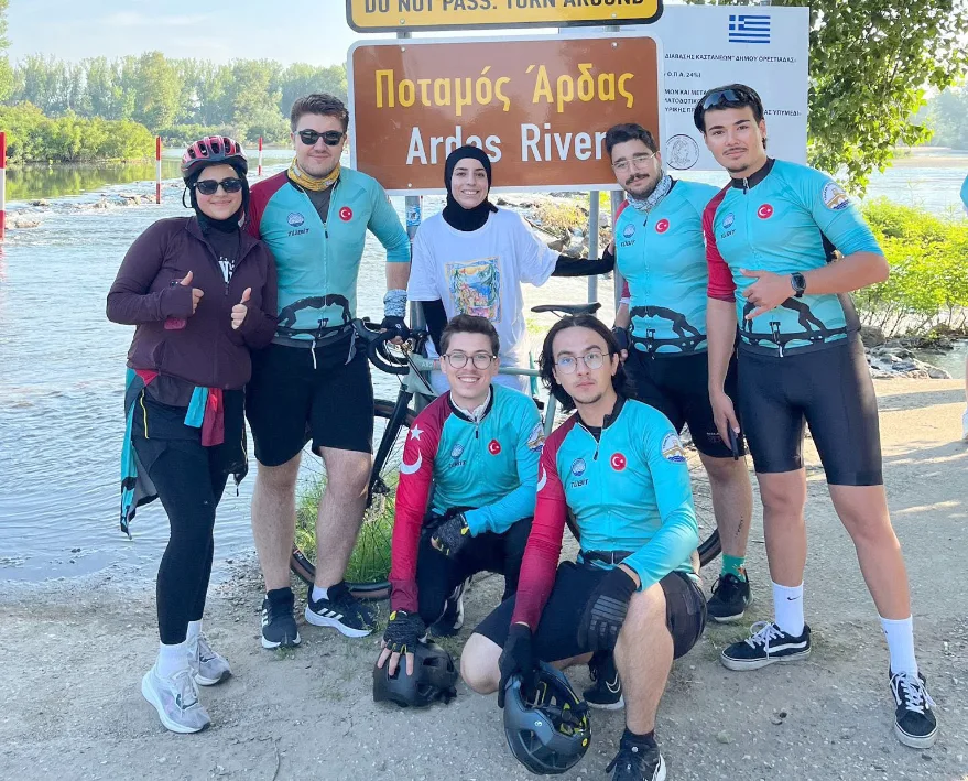 TÜ Bisiklet Topluluğu Yunanistan’a pedal çevirdi