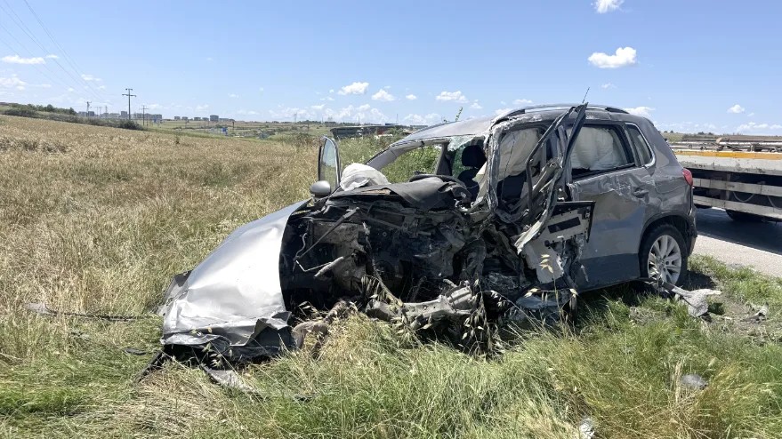 Trafik kazasında 1 kişi yaralandı