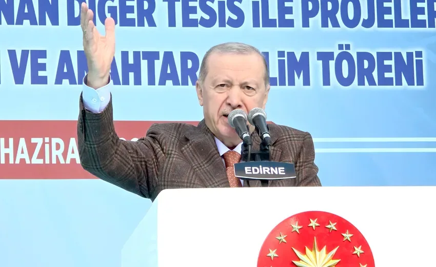 Erdoğan, Edirne Sarayı için tarih verdi