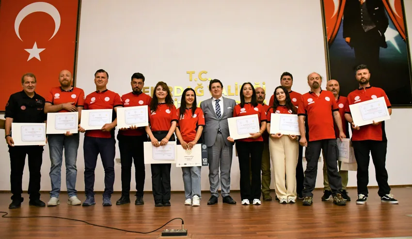Tekirdağ’da MEB AKUB gönüllülerine teşekkür belgesi verildi