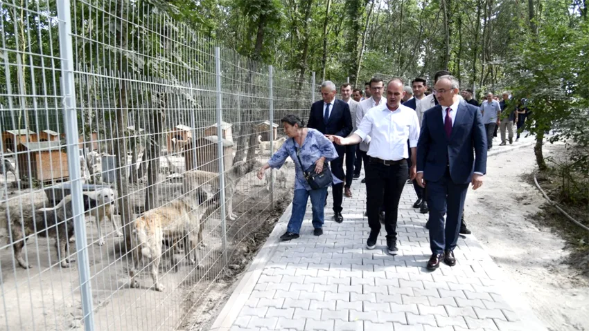 Vali Soytürk, Sahipsiz Sokak Hayvanları Bakımevi ve Rehabilitasyon Merkezini ziyaret etti