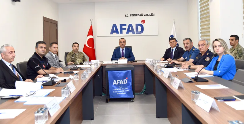 Tekirdağ’da TAMP Koordinasyon Kurulu toplantısı yapıldı