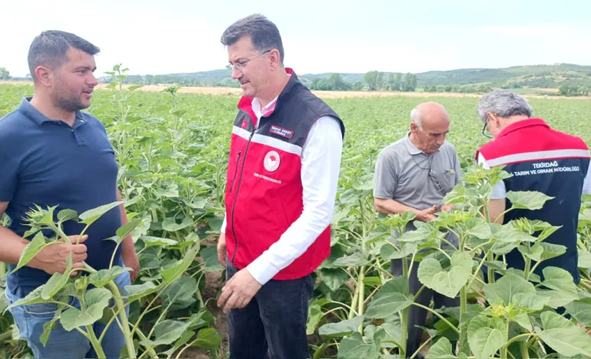 Tekirdağ Tarım ve Orman Müdürü Aksoy üreticilerle buluştu