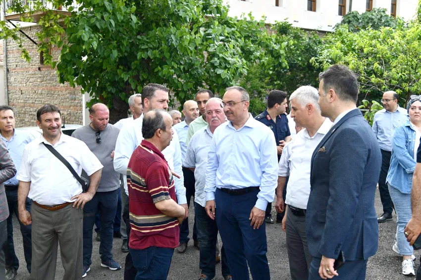 Tekirdağ Valisi Soytürk, Uçmakdere Mahallesi’ni ziyaret etti