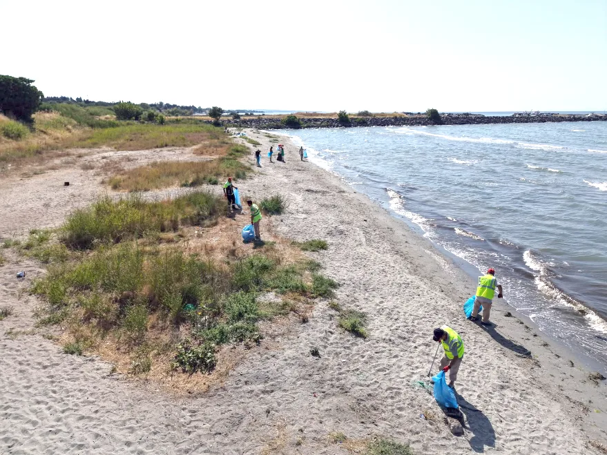 Tekirdağ’da kıyı temizliği etkinliği düzenlendi