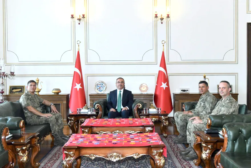 1’inci Ordu Komutanı Ersay’dan Tekirdağ Valisi Soytürk’e ziyaret