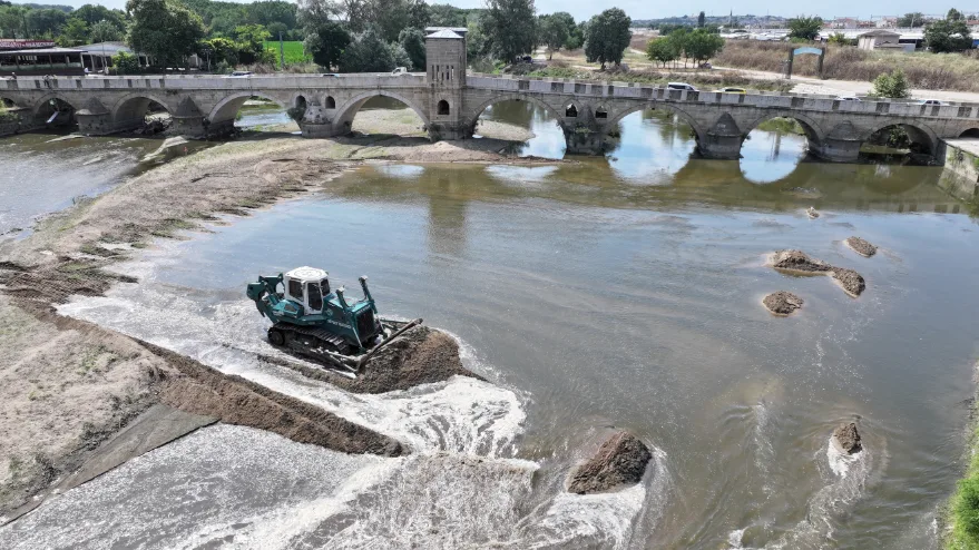 DSI Tunca Nehri Calisma 1 - Edirne’nin de aralarında bulunduğu 34 ilde FETÖ operasyonu