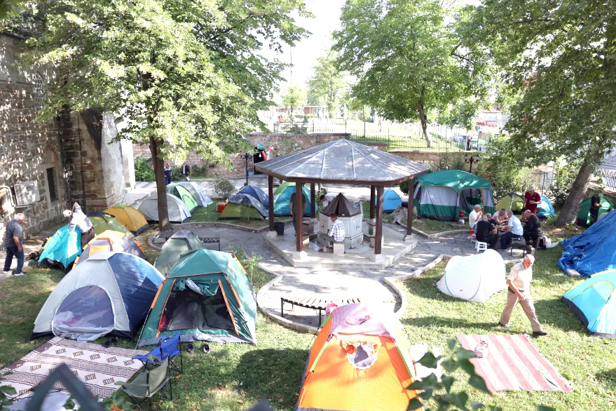 Kırkpınar tutkusu çadırları doldurdu