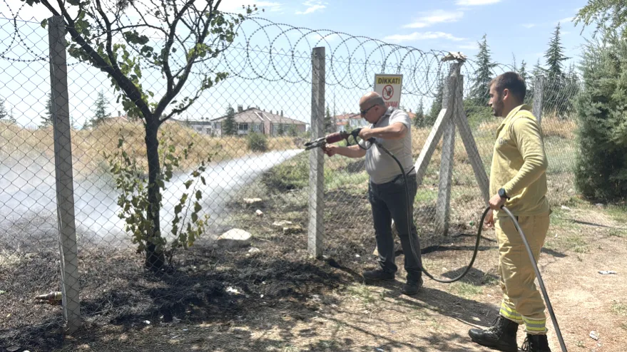 Otluk alan alev aldı